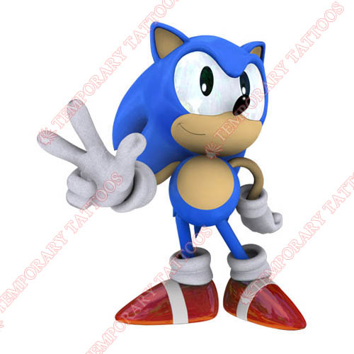 Sonic the Hedgehog Customize Temporary Tattoos Stickers NO.5344